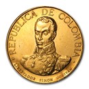 1969 Colombia Gold 500 Pesos Battle of Boyaca Proof
