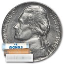 1969-D Jefferson Nickel 40-Coin Roll BU