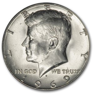 1969-D Kennedy Half Dollar BU 1969-D Kennedy Half Dollar BU