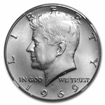 1969-D Kennedy Half Dollar MS-65 NGC