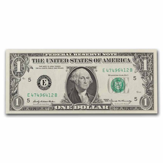1969 (E-Richmond) $1.00 FRN CU (Fr#1903-E) 1969 (E-Richmond) $1.00 FRN CU (Fr#1903-E)