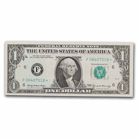 1969* (F-Atlanta) $1.00 FRN CU (Fr#1903-F*) Star Note!