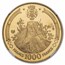 1969 Gabon Proof Gold 1000 Francs Stump of Okume Tree PF-68 NGC