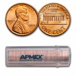1969 Lincoln Cent 50-Coin Roll BU