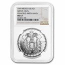 1969 Mexico AR Medallic Veracruz 450th Anniversary MS-67 NGC 1969 Mexico AR Medallic Veracruz 450th Anniversary MS-67 NGC