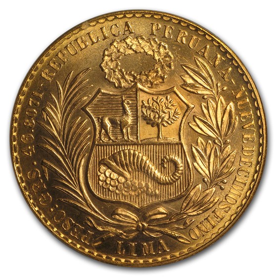 Buy 1969 Peru Gold 100 Soles MS-66 PCGS | APMEX