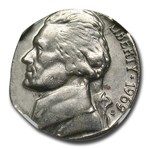 1969-S Jefferson Nickel MS-63 NGC (Struck on 10¢ Blank, 2.2g)