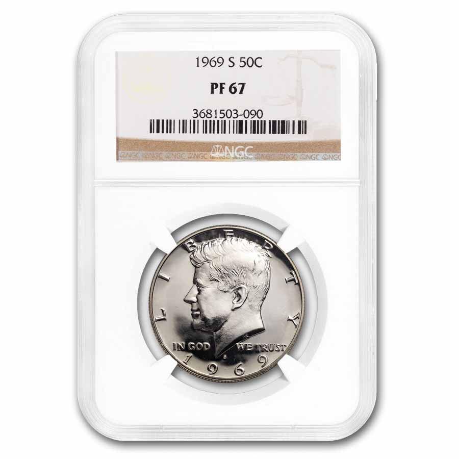 Buy 1969-S Kennedy Half Dollar PF-67 NGC | APMEX