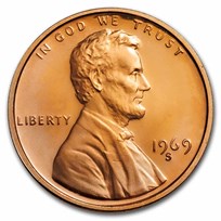 1969-S Lincoln Cent Gem Proof (Red)