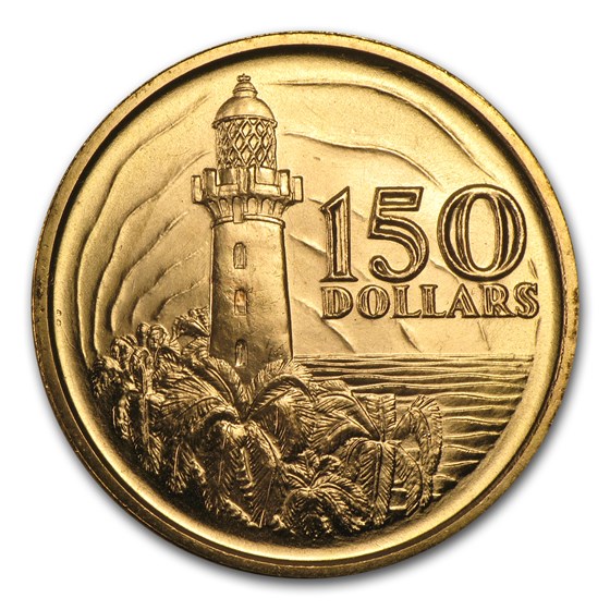 1969 Singapore Gold $150 Lighthouse BU 1969 Singapore Gold $150 Lighthouse BU