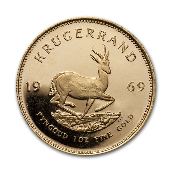 1969 South Africa 1 oz Proof Gold Krugerrand 1969 South Africa 1 oz Proof Gold Krugerrand