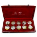 1969 Tunisia Silver 10-Coin Proof Set