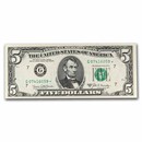 1969s* $5.00 FRN CU (Star Note, Districts of Our Choice)