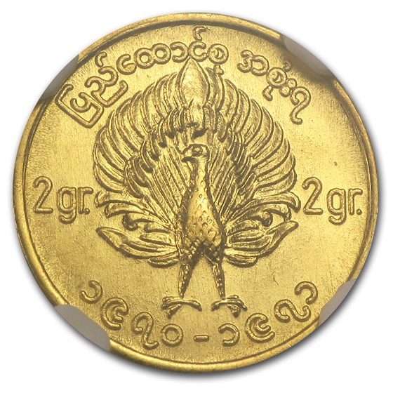 Buy 197071 Burma Gold Mu MS68 NGC APMEX