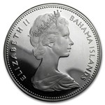 1970 Bahamas Silver $2 Flamingo Birds Proof
