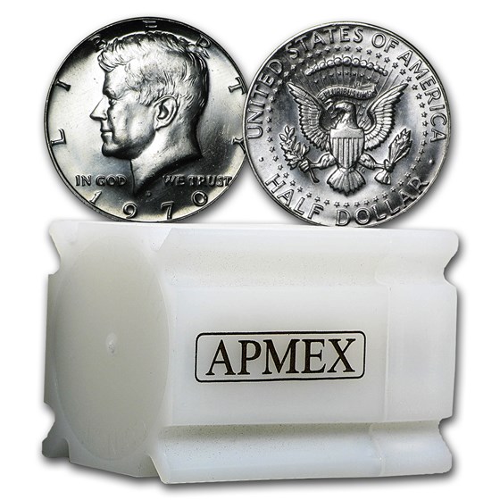 1970-D Kennedy Half Dollar 20-Coin Roll BU 1970-D Kennedy Half Dollar 20-Coin Roll BU