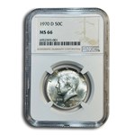 1970-D Kennedy Half Dollar MS-66 NGC