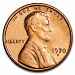 1970-D Lincoln Cent BU (Red)