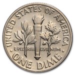 1970-D Roosevelt Dime 50-Coin Roll BU
