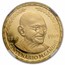 1970 Equatorial Guinea Gold 500 Pesetas Gandhi PF-66 UCAM NGC