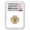 1970 Equatorial Guinea Gold 500 Pesetas Lenin PF-66 UCAM NGC