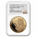 1970 Mexico Gold Medal IX Football Champion PF-66 UCAM NGC 1970 Mexico Gold Medal IX Football Champion PF-66 UCAM NGC