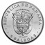 1970 Panama Silver 5 Balboas CAC Games BU/PR