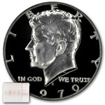 1970-S Kennedy Half Dollar 20-Coin Roll Proof