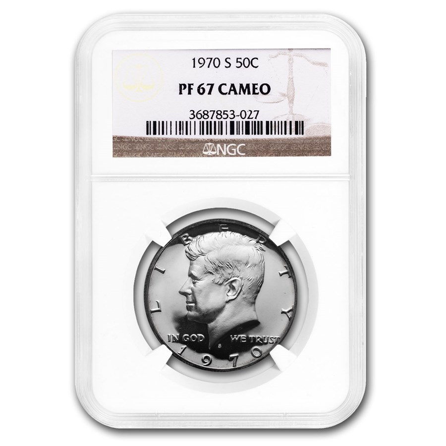 1970-S Kennedy Half Dollar PF-67 NGC