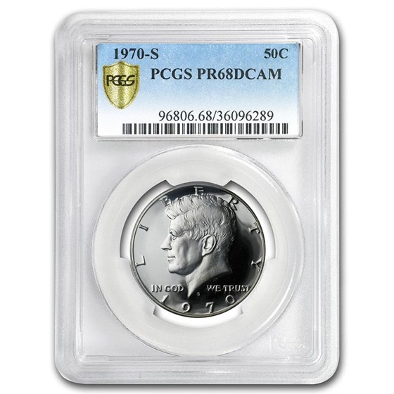 1970-S Kennedy Half Dollar PR-68 DCAM PCGS 1970-S Kennedy Half Dollar PR-68 DCAM PCGS