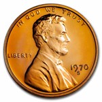 1970-S Lincoln Cent Large Date 50-Coin Roll Proof