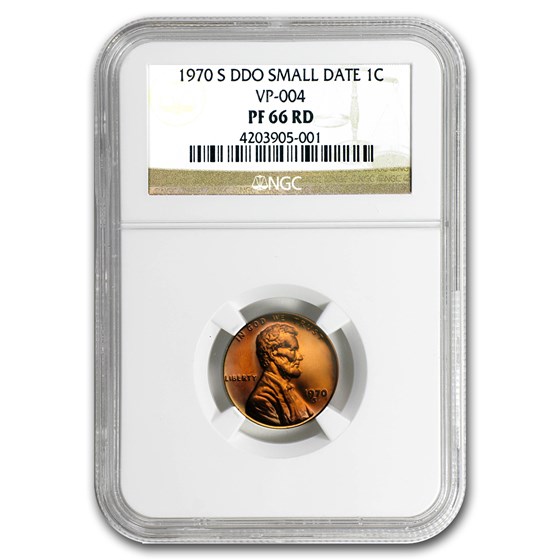 1970-S Lincoln Cent Small Date DDO PF-66 NGC (Red) 1970-S Lincoln Cent Small Date DDO PF-66 NGC (Red)