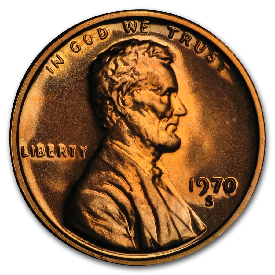 1970-S Lincoln Cent Small Date Variety Gem Proof