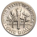1970-S Roosevelt Dime 50-Coin Roll Proof