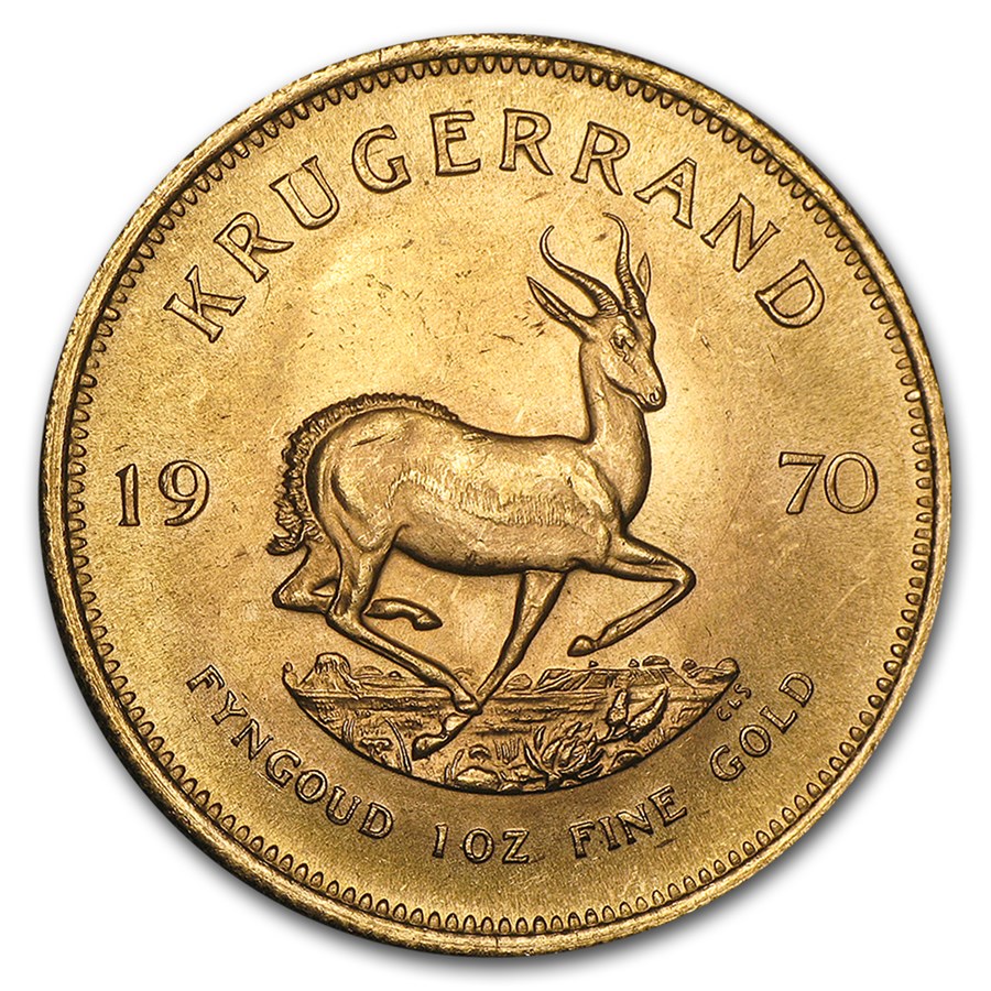 1970 South Africa 1 oz Gold Krugerrand BU