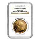 1970 South Africa 1 oz Gold Krugerrand PF-68 NGC