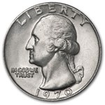 1970 Washington Quarter BU