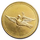 (1970's) South Africa Griquatown Gold 100 Pence Proof
