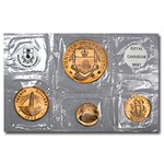 1971-1972 Bahamas 4-Coin Gold Proof Set