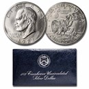 1971-1974 40% Silver Eisenhower Dollar BU (Blue Mint Envelope)