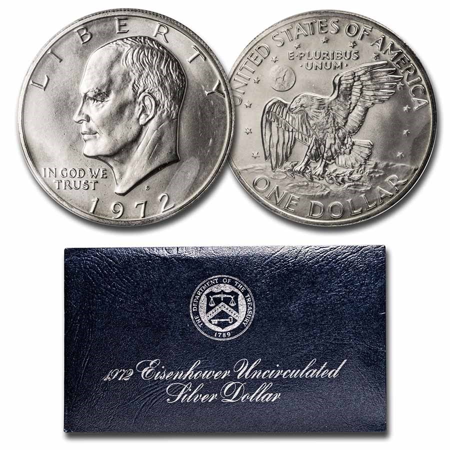 Eisenhower Silver Dollar Proof - San Francisco Mint Original Government  Packaging