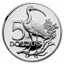 1971-1975 Trinidad & Tobago Silver $5 Proof