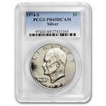 1971-1976 40% Silver Eisenhower Dollar PR-69 DCAM PCGS (Random)