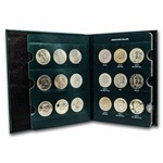 1971-1978 32-Coin Eisenhower Dollar Set BU/Prf (Intercept Album)