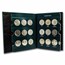 1971-1978 32-Coin Eisenhower Dollar Set BU/Prf (Intercept Album)
