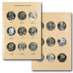1971-1978 32-Coin Eisenhower Dollar Set BU/Proof (Dansco Album)