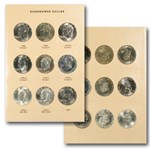 1971-1978 32-Coin Eisenhower Dollar Set BU/Proof (Dansco Album)