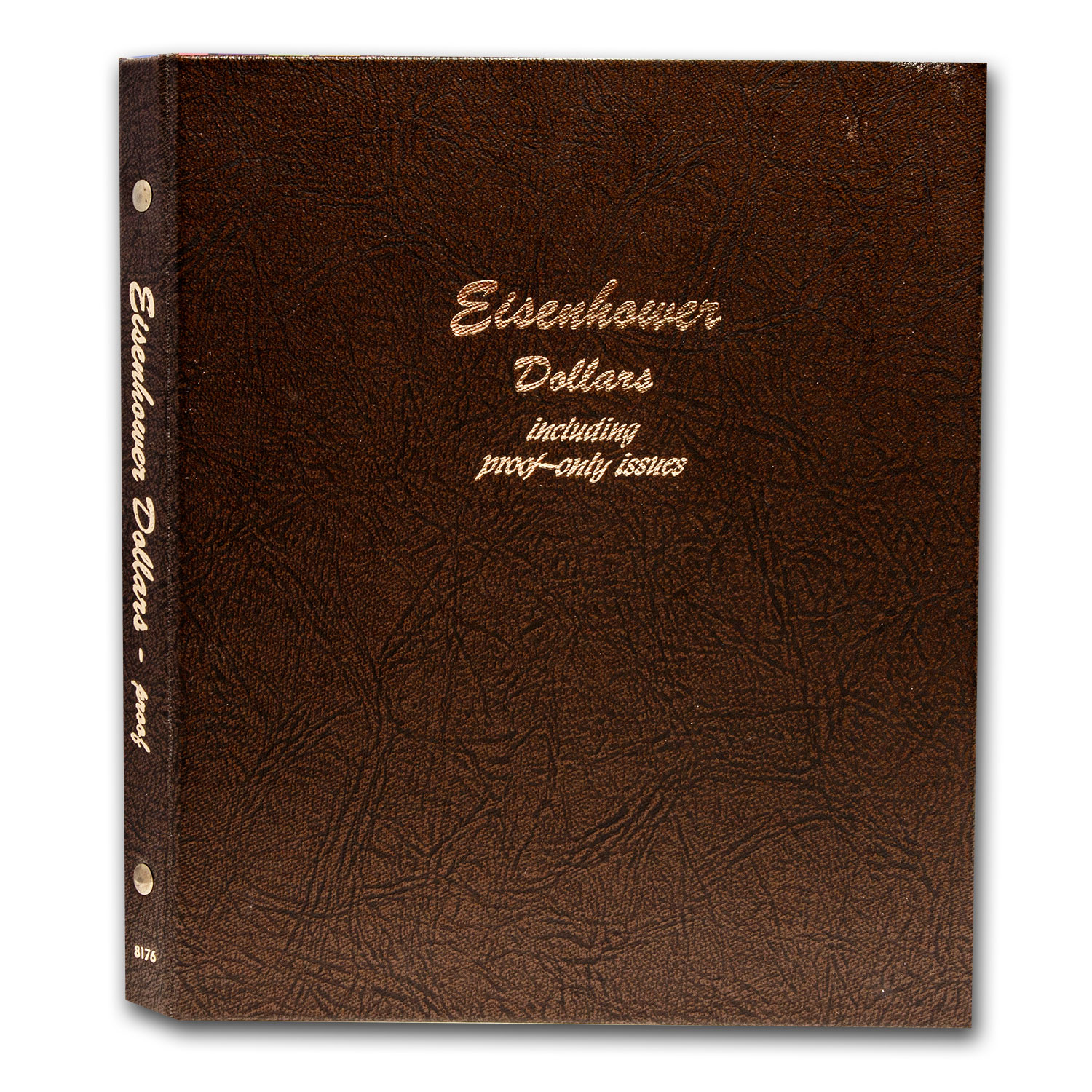 Dansco Coin Album # 7176 For Eisenhower Dollars From 1971-1978, Without Proofs 