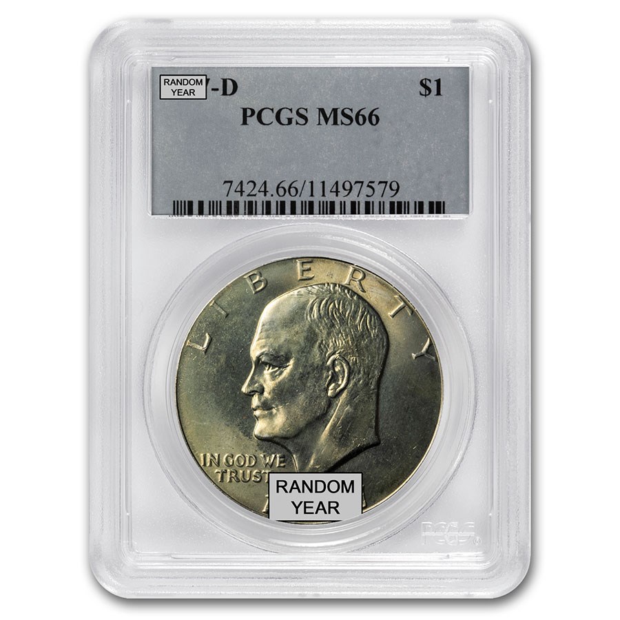 1971-1978 Clad Eisenhower Dollar MS-66 PCGS (Random Year)