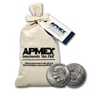 1971-1978 Clad Eisenhower Dollars 100-Coin Bag BU